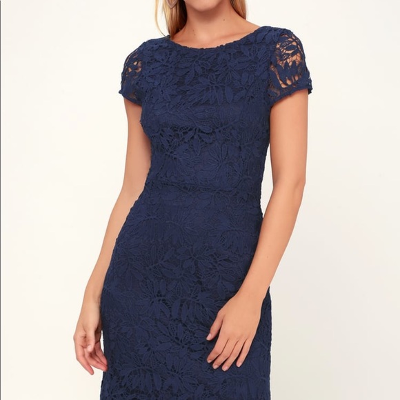 SOLD Lulus Right Sheer Right Now Lace Bodycon - Picture 1 of 10